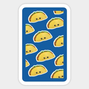 Spectacolar Blue Taco Sticker